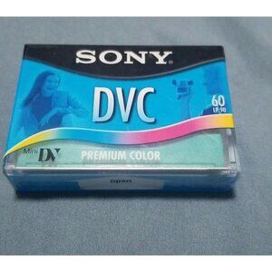 Lot of 4 New sealed Sony DVC 60 Mini Video Tape